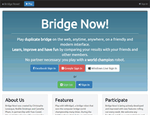 Tablet Screenshot of bridge-now.com